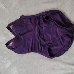 Size 8 Lands End  1 piece bathing suit